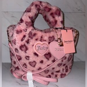 Juicy Couture Pink Leopard Bag- juicy warm up mini tote
